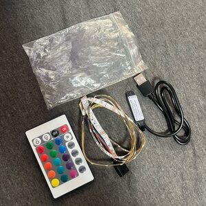 40” LED Strip Light with Remote and USB Cable